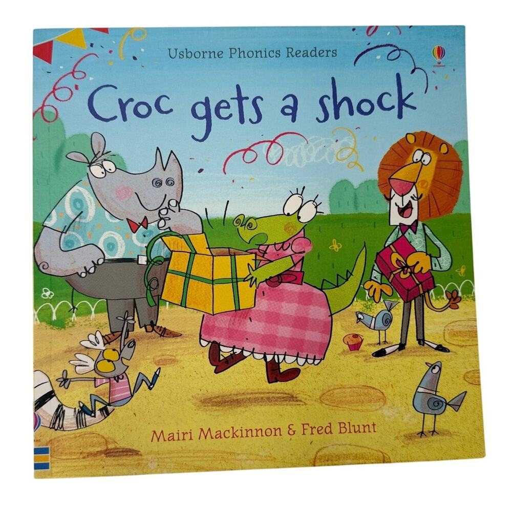 📚 Croc Gets a Shot | by Mairi Mackinnon & Fred Blunt | Usborne Childrens Book